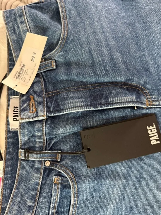 NWT PAIGE Sofia High-Rise Flare Jeans sz27 31” inseam - Picture 5 of 5
